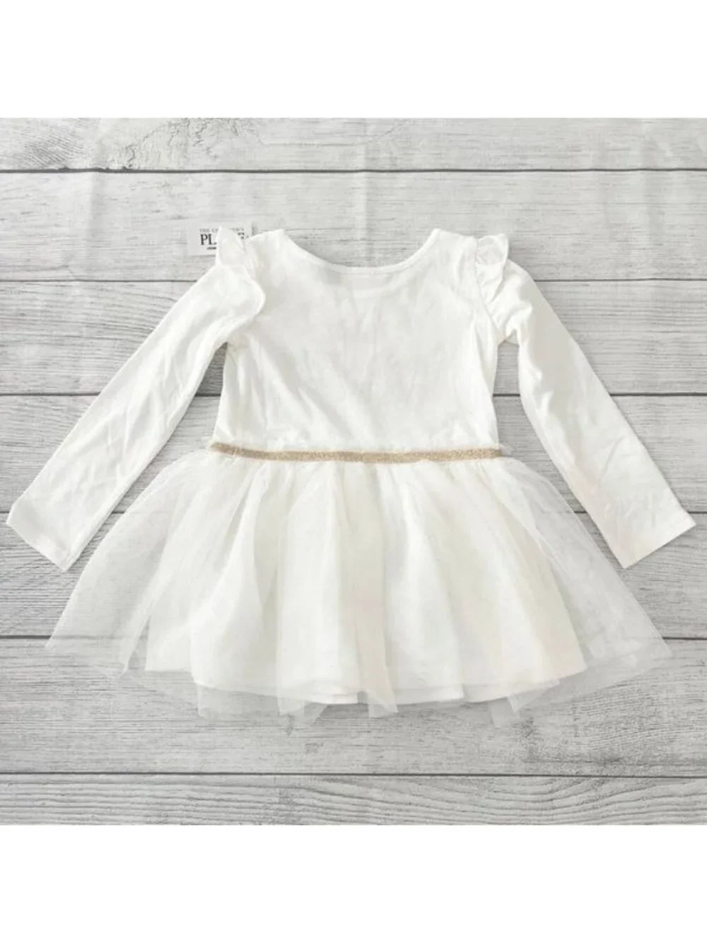 The Children's Place Snow Princess Long Sleeve Tutu Dress Toddler NWT 2T